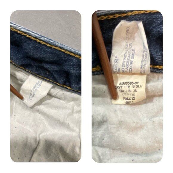 Gap Premium Curvy Straight Jeans Faded Blue Women's Casual Denim 8/29 Long - Picture 5 of 14